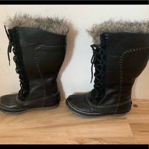 Sorel Joan of Arctic Black Tall Boots